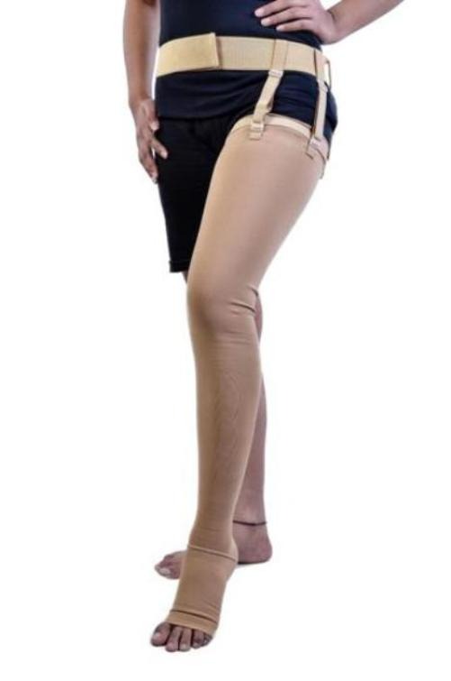 THIGH LENGTH COMPRESSION STOCKINGS