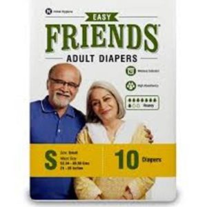 FRIENDS ADULT DIAPERS EASY PACKS 10 PCS SMALL